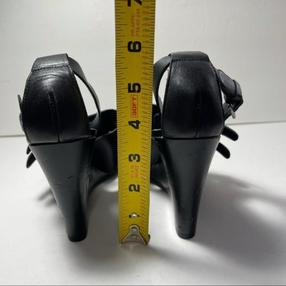 Trouve Wedge Platform Sandals #8 - Picture 9 of 11